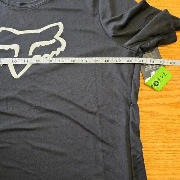 Fox Racing Ranger Short Sleeve Foxhead Jersey in Black - Size Extra Large - Picture 6 of 11